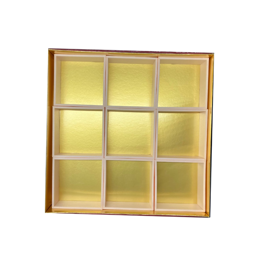 九州パール紙工 紙重箱 9寸用 1/9中箱(電子レンジ非対応) １個（ご注文単位1個）【直送品】