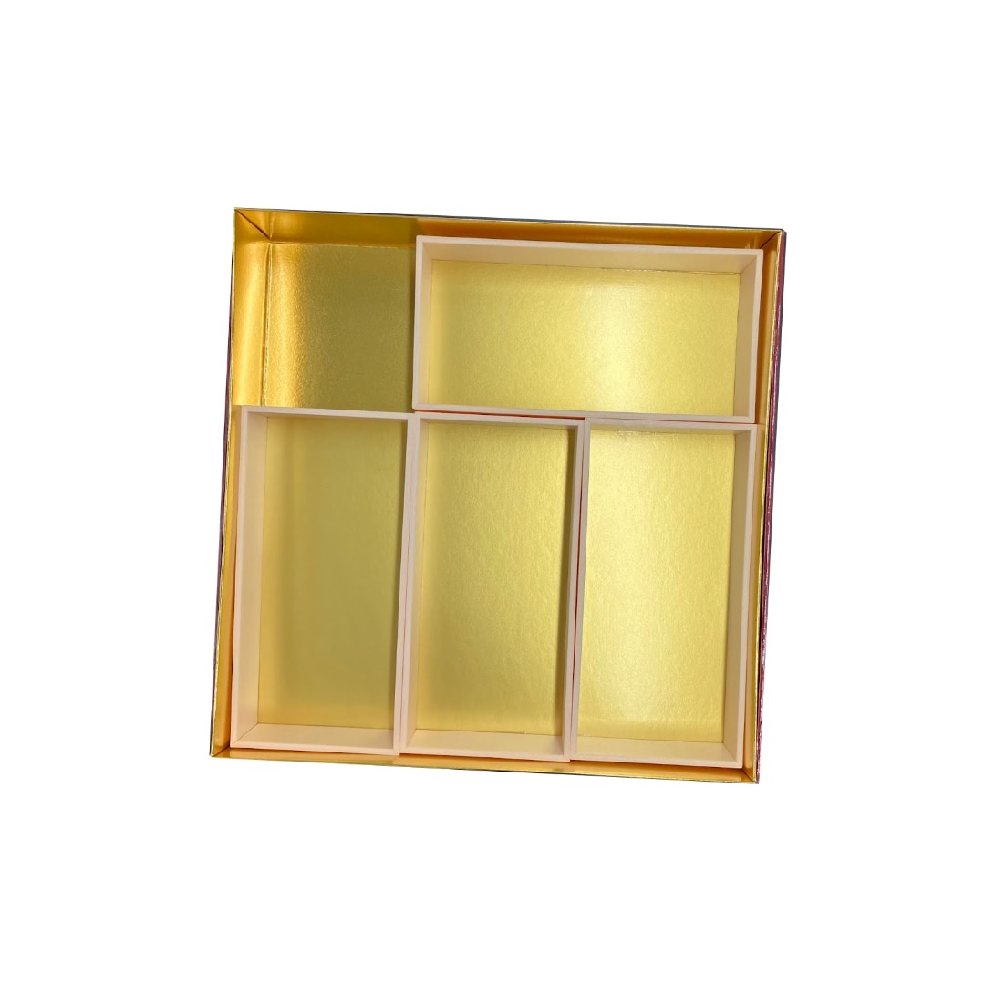 九州パール紙工 紙重箱 9寸用 2/9中箱(電子レンジ非対応) 1個(ご注文単位1個)【直送品】