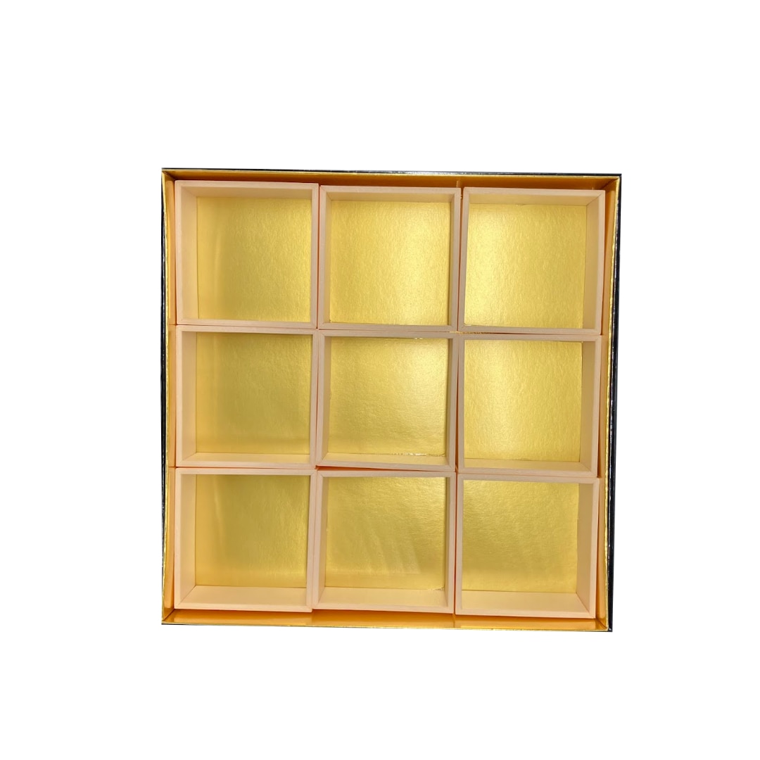 九州パール紙工 紙重箱 8寸用 1/9中箱(電子レンジ非対応) 1袋(10個)(ご注文単位1袋)【直送品】