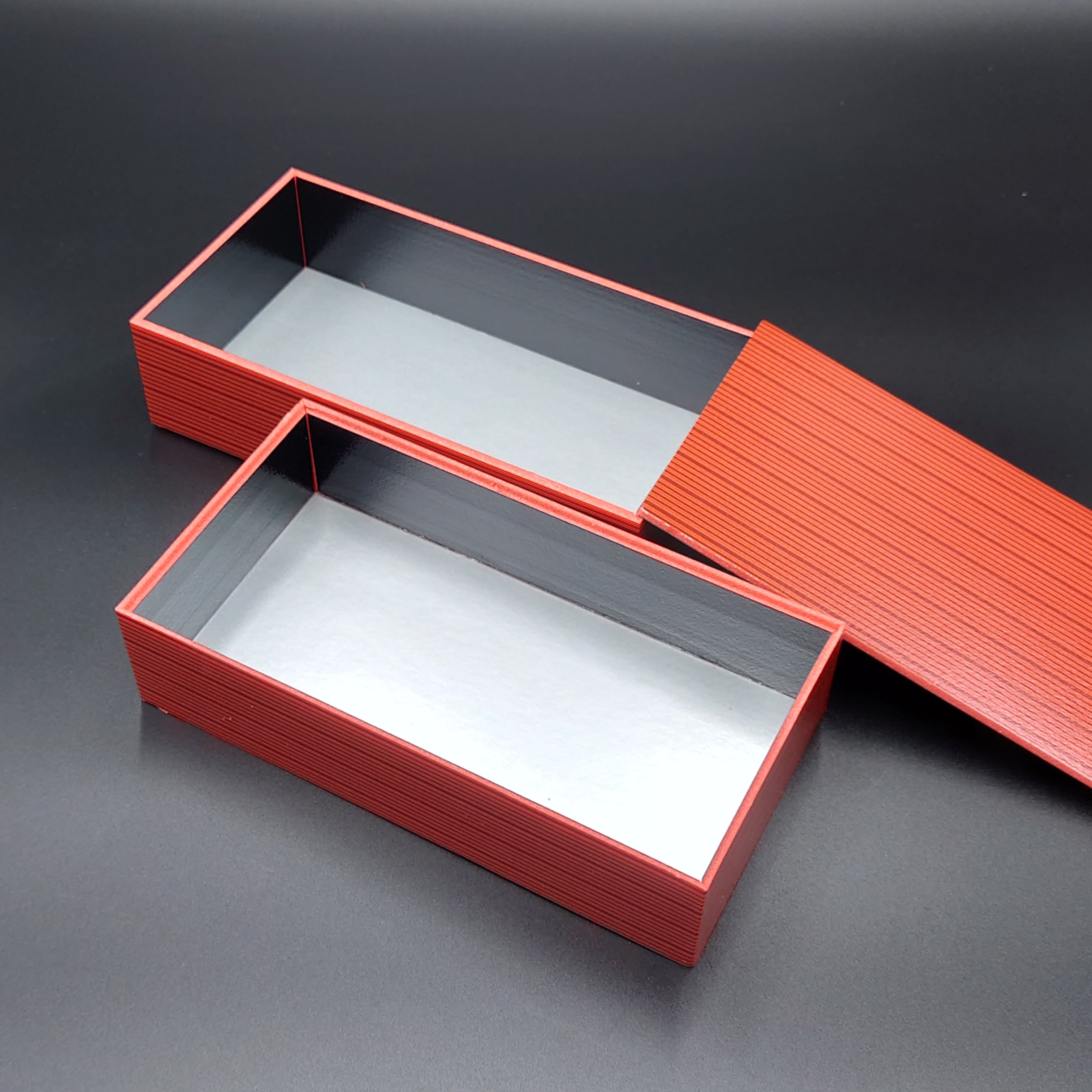 九州パール紙工 鹿）長折二段高山（板蓋) 1袋（10個入）（ご注文単位1袋）【直送品】