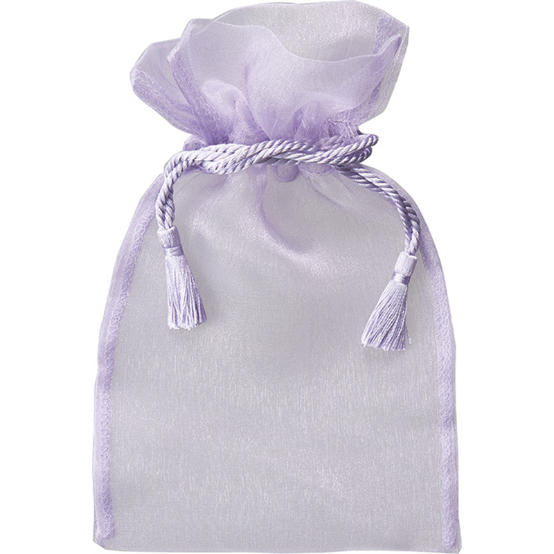 アベイチ オーガンジーポーチ　パープル JWPOU001M-05 1000枚入/1箱（ご注文単位1箱）【直送品】