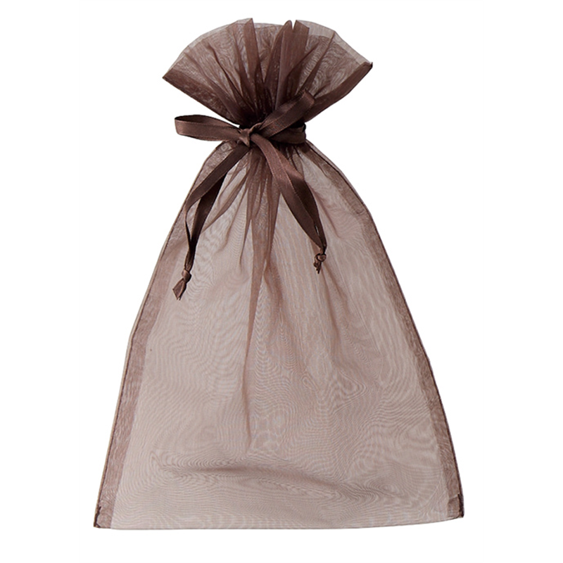 アベイチ オーガンザポーチ　ブラウン JWPOU008-08 1000枚入/1箱（ご注文単位1箱）【直送品】