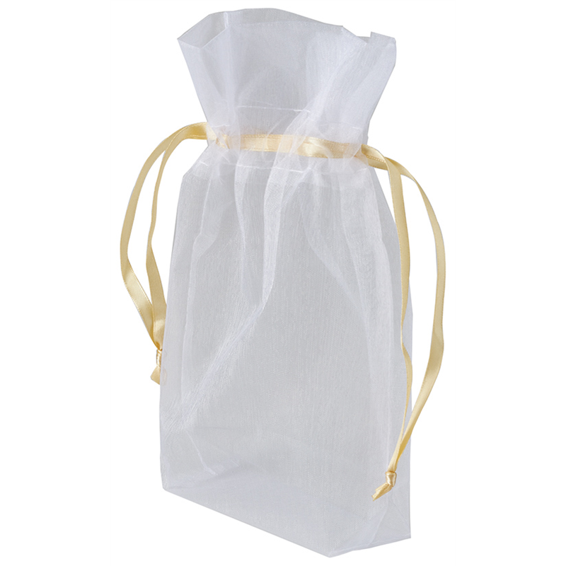 アベイチ オーガンザポーチ　W/シャンパン JWPOU009-02 10枚入/1袋（ご注文単位1袋）【直送品】