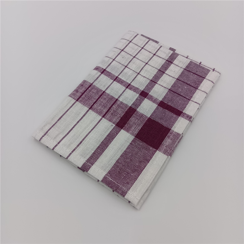 アベイチ 綿麻ふきん 格子柄(赤) 個包装 CC2500-100 100枚/箱(ご注文単位1箱)【直送品】