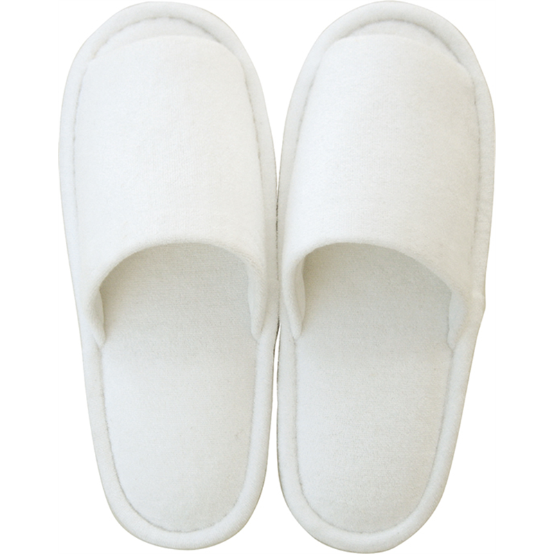 アベイチ ウォッシャブル ドライパイルスリッパ ホワイト フリーサイズ(約28cm) JWWS-003-10 1足/袋（ご注文単位10袋）【直送品】