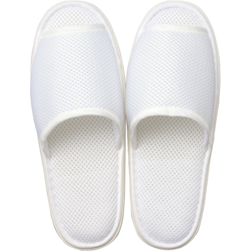 アベイチ ウォッシャブル メッシュスリッパ ホワイト フリーサイズ(約28cm) JWWS-002-10-WH 1足/袋（ご注文単位10袋）【直送品】