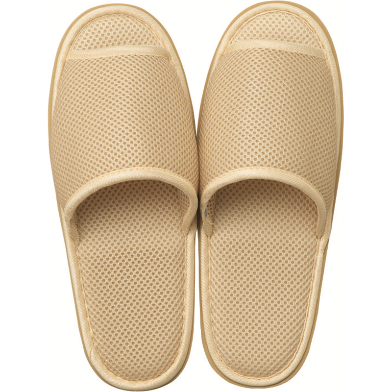 アベイチ ウォッシャブル メッシュスリッパ ゴールド フリーサイズ(約28cm) JWWS-002-100-GD 1足/袋（ご注文単位100袋）【直送品】