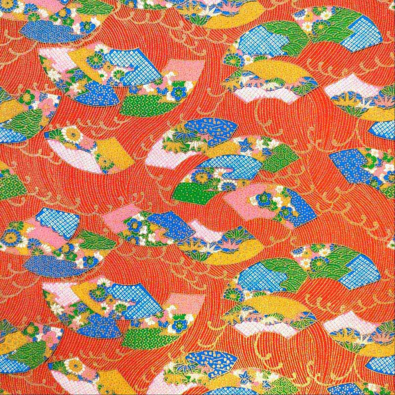 マルモ 和紙 花友禅 No.7012 1枚(ご注文単位2枚)【直送品】