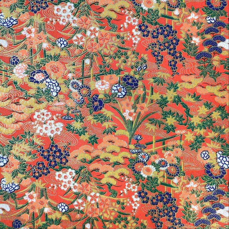 マルモ 和紙 花友禅 No.7018 1枚(ご注文単位2枚)【直送品】