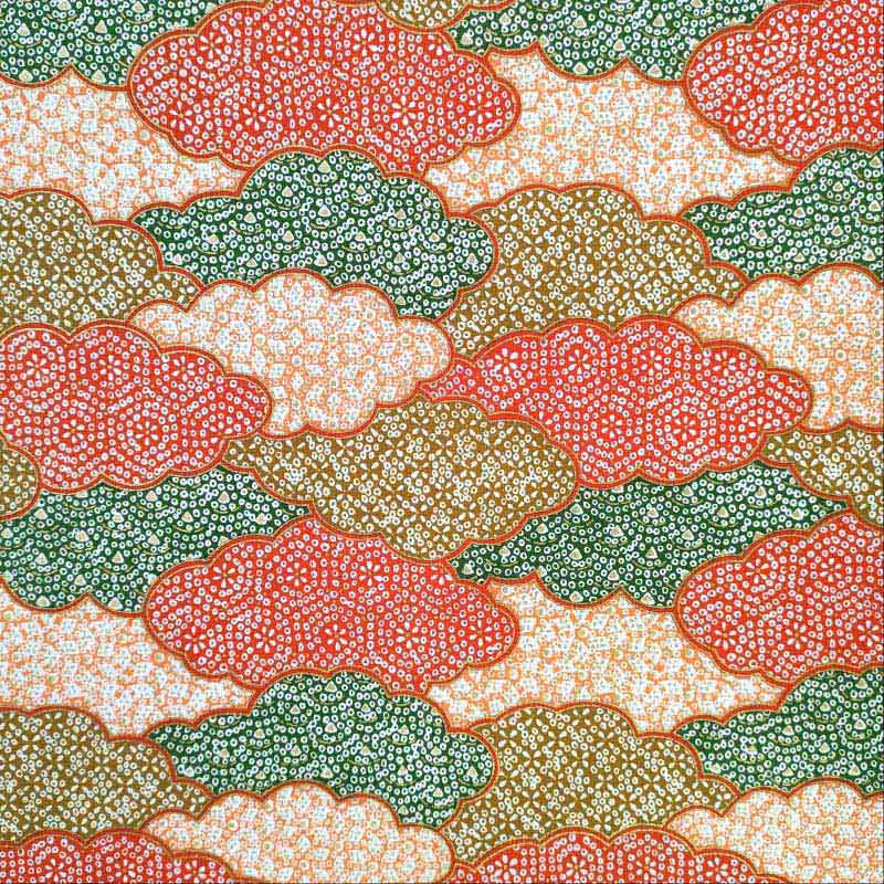 マルモ 和紙　花友禅  No.7185 1枚（ご注文単位2枚）【直送品】