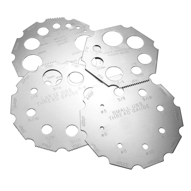 ワールドツール アストロプロダクツ AP ピッチゲージ 4PC 2001000000258（ご注文単位1個）【直送品】