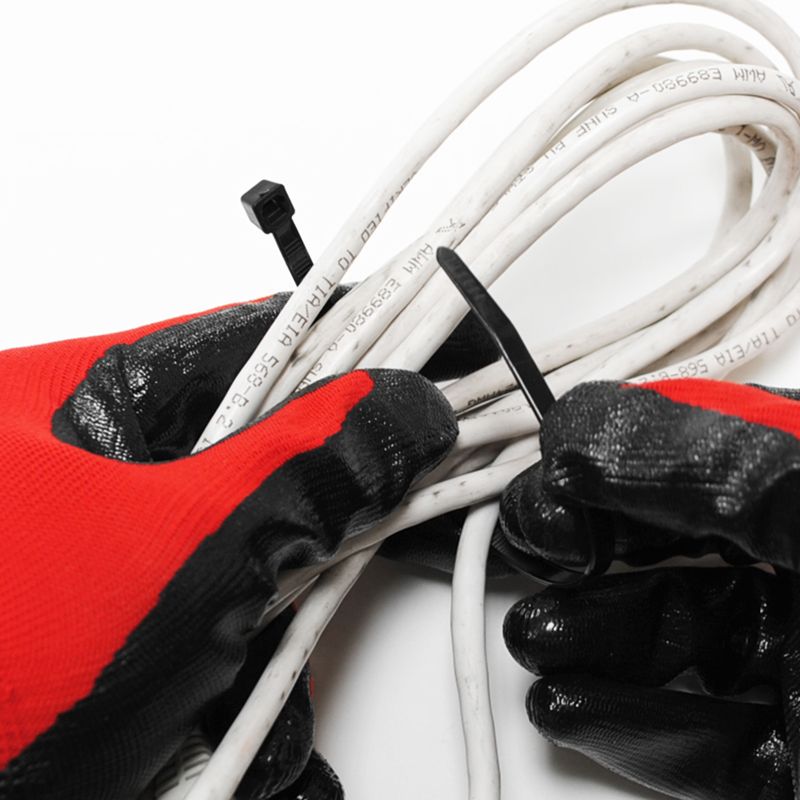 ワールドツール アストロプロダクツ AP 結束バンド 4.5×200mm ブラック (100本入) 2001000008018(ご注文単位1パック)【直送品】