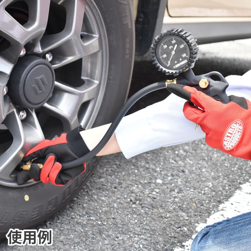 ワールドツール アストロプロダクツ AP エアタイヤゲージ蓄光タイプ TG102 2001000010202(ご注文単位1個)【直送品】