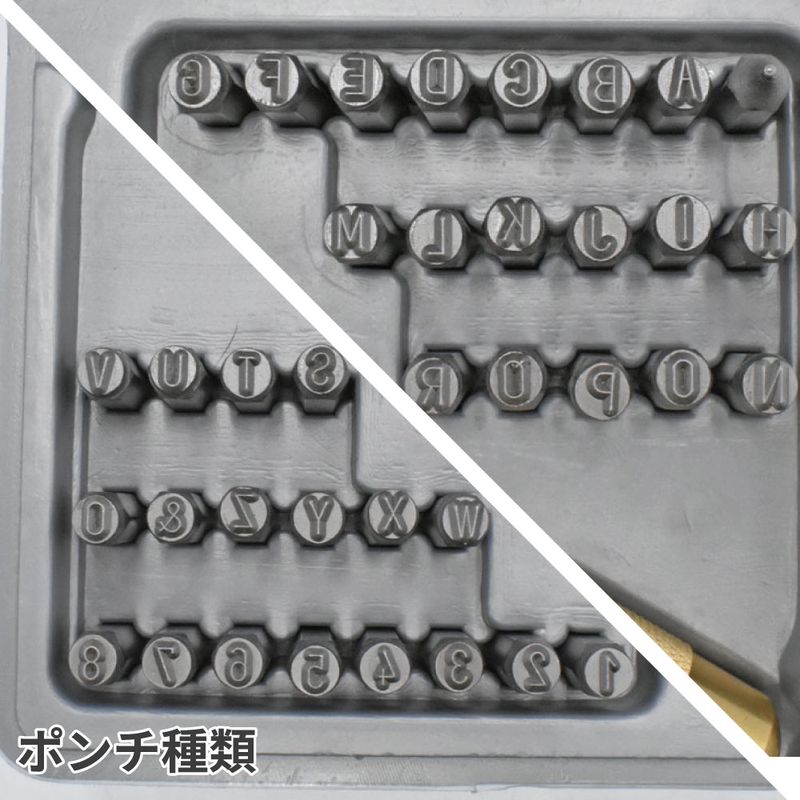 ワールドツール アストロプロダクツ AP オートマチックスタンプポンチセット (38点組) 2002000006882（ご注文単位1セット）【直送品】