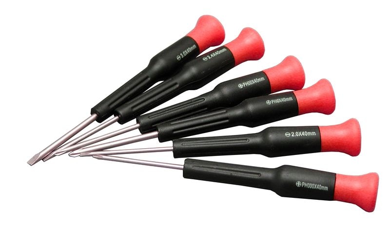 ワールドツール アストロプロダクツ AP 精密ドライバーセット (6本組) SD404 2002000014047（ご注文単位1セット）【直送品】