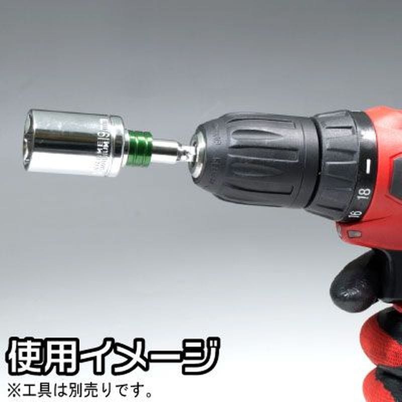 ワールドツール アストロプロダクツ AP 1/4HEX→1/2DR 変換アダプター 2002000022639(ご注文単位1個)【直送品】