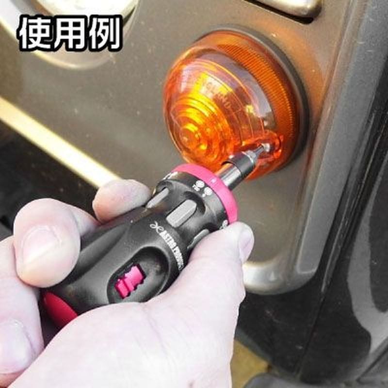 ワールドツール アストロプロダクツ AP ラチェットビットドライバーセット 2002000024527（ご注文単位1個）【直送品】