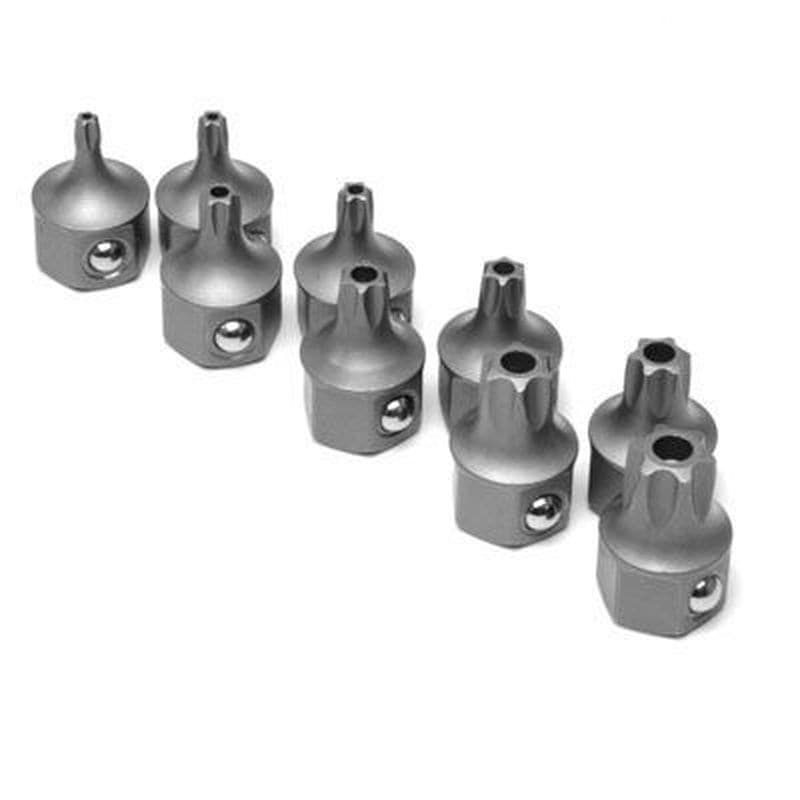 ワールドツール アストロプロダクツ AP 超ショートいじり止めヘックスローブビットセット (9個組) 2002000025203(ご注文単位1セット)【直送品】