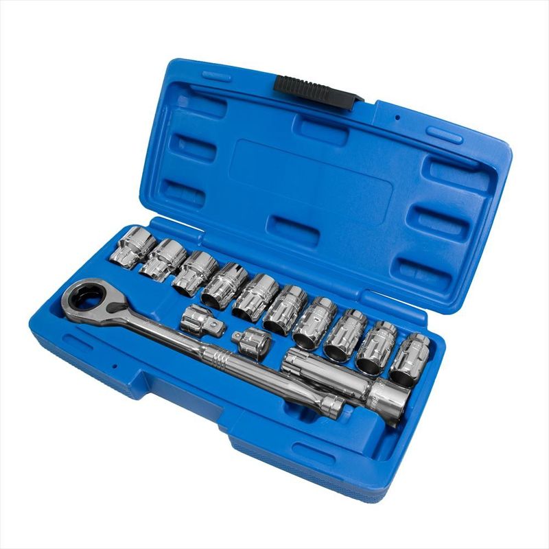 ワールドツール アストロプロダクツ AP ゴースルー ソケット&ラチェットハンドルセット (14点組) 2002000026828(ご注文単位1個)【直送品】