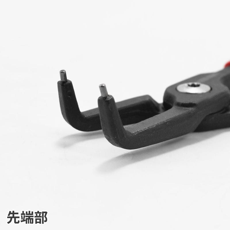 ワールドツール アストロプロダクツ AP スナップリングプライヤー 穴用 90° SR687 2002000026873(ご注文単位1個)【直送品】