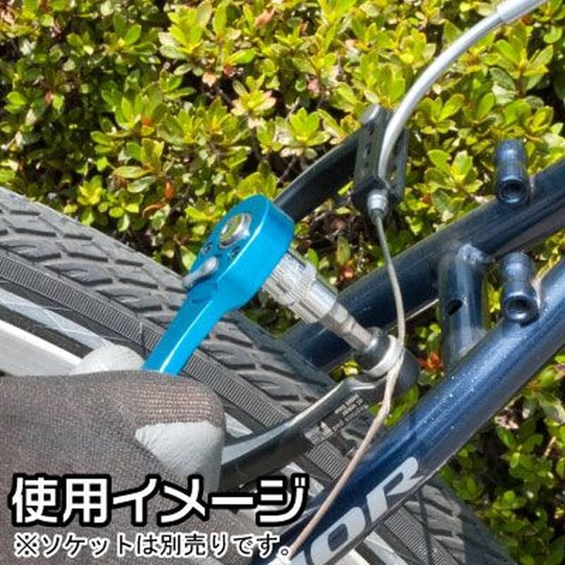 ワールドツール アストロプロダクツ AP 1/4DR 72T アルミラチェットハンドル ブルー 2002000027016(ご注文単位1個)【直送品】