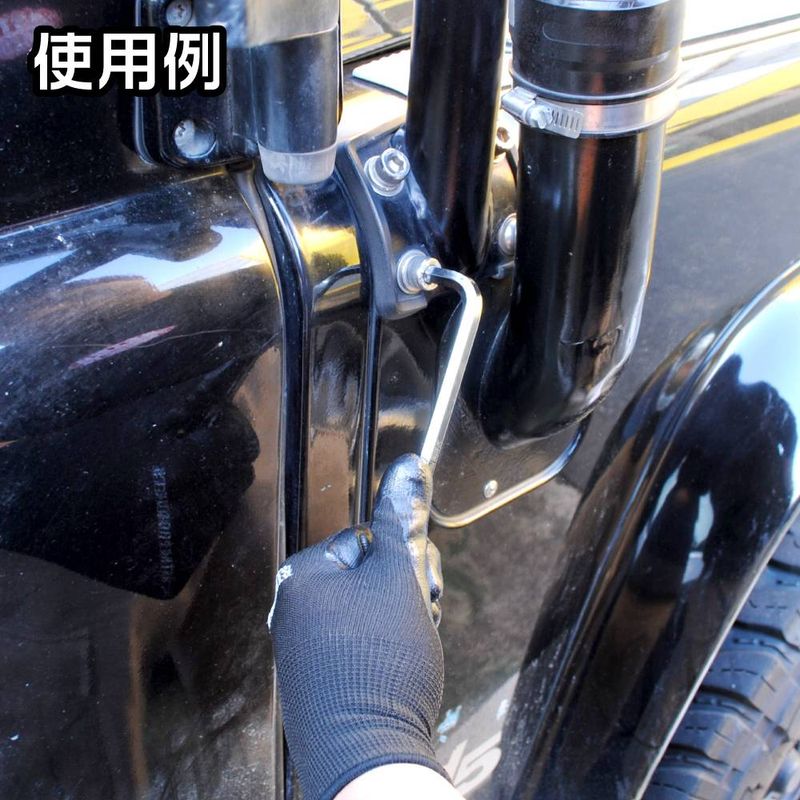 ワールドツール アストロプロダクツ AP ショートヘッド ロング ヘックスレンチセット (9本組) 2002000027344(ご注文単位1セット)【直送品】