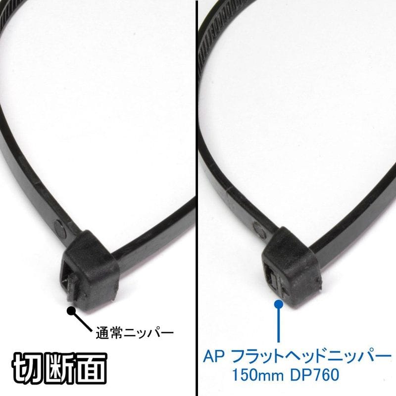 ワールドツール アストロプロダクツ AP フラットヘッドニッパー 150mm DP760 2002000027603(ご注文単位1個)【直送品】