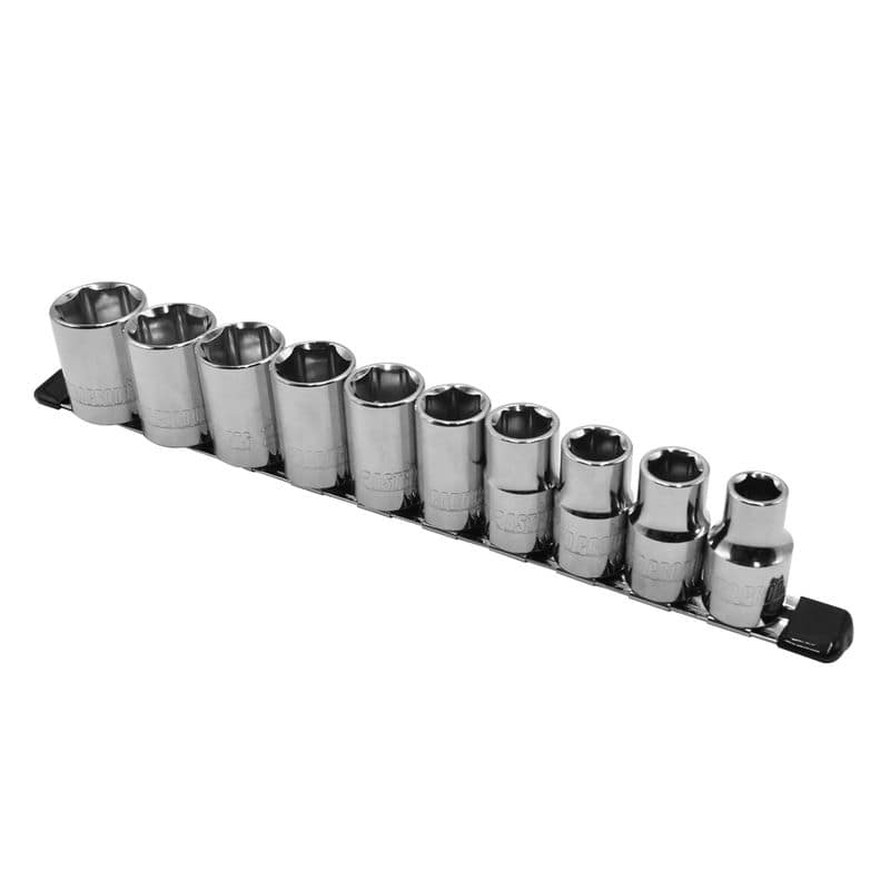 ワールドツール アストロプロダクツ AP 1/2DR ソケットセット ミリ (10個組) 2002000028778（ご注文単位1セット）【直送品】