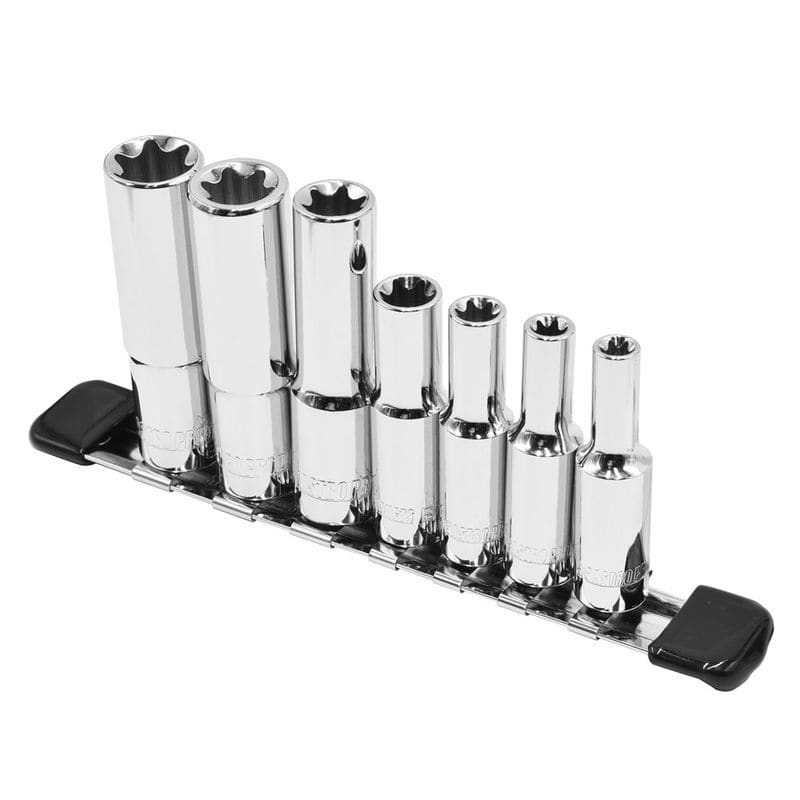 ワールドツール アストロプロダクツ AP E型ヘックスローブディープソケットセット (7個組) 2002000028815（ご注文単位1セット）【直送品】