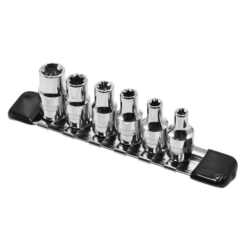 ワールドツール アストロプロダクツ AP 1/4DR E型ヘックスローブソケットセット (6個組) 2002000028822（ご注文単位1セット）【直送品】