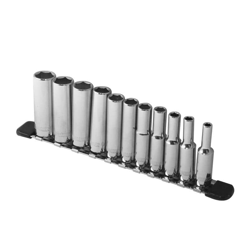 ワールドツール アストロプロダクツ AP 1/4DR ディープソケットセット インチ (11個組) 2002000028907（ご注文単位1セット）【直送品】