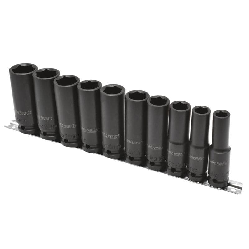 ワールドツール アストロプロダクツ AP 1/2DR インパクトディープソケット 10個組 2002000028969（ご注文単位1セット）【直送品】