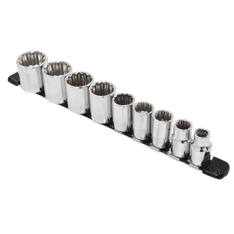 ワールドツール アストロプロダクツ AP 3/8DR ソケットセット ミリ 12角 (9個組) 2002000029515（ご注文単位1セット）【直送品】