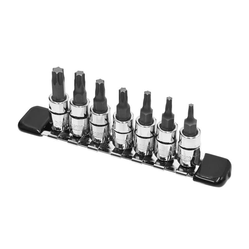 ワールドツール アストロプロダクツ AP 1/4DR T型ヘックスローブビットソケットセット (7個組) 2002000030047（ご注文単位1セット）【直送品】