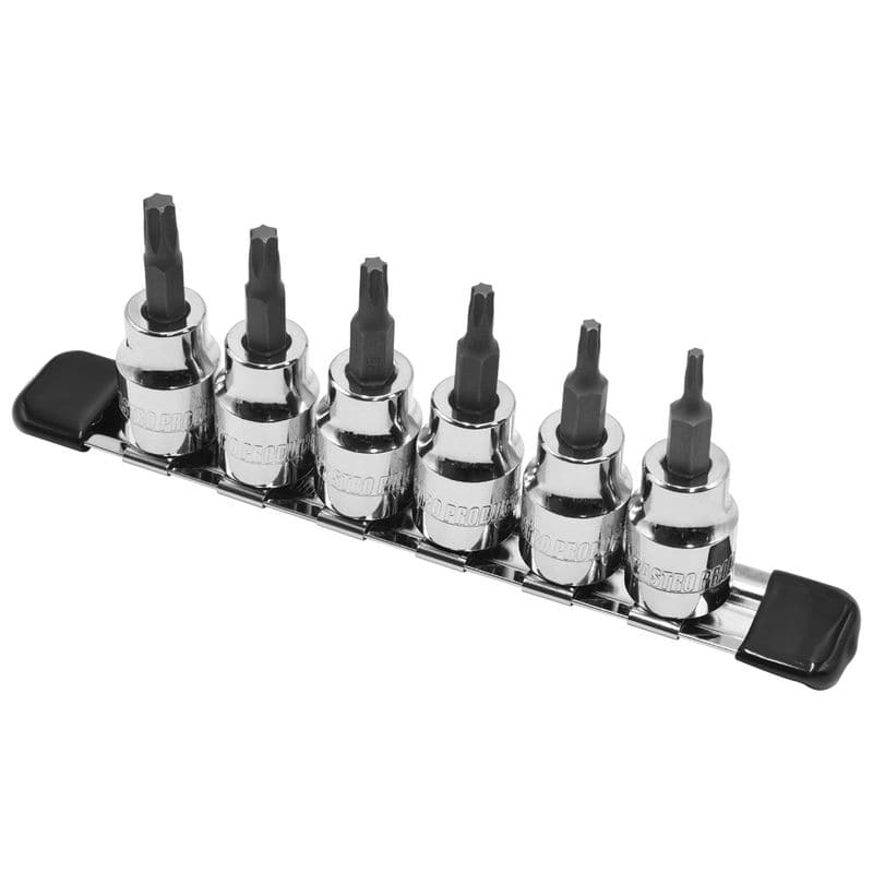 ワールドツール アストロプロダクツ AP 3/8DR T型ヘックスローブビットソケットセット (6個組) 2002000030467（ご注文単位1個）【直送品】