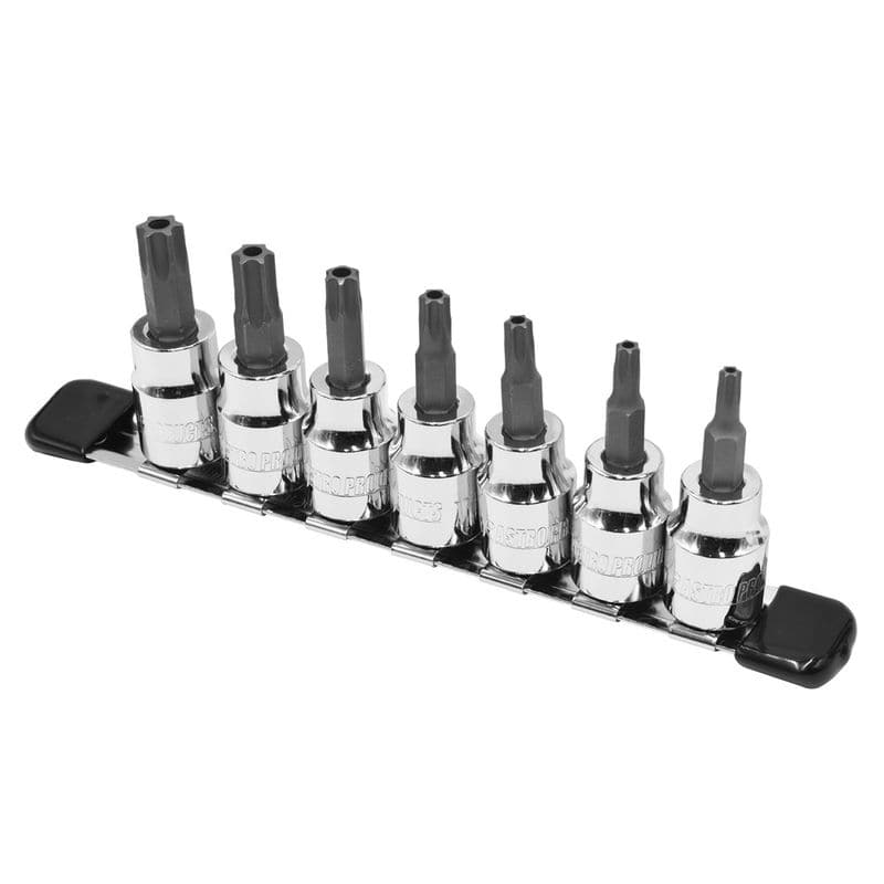 ワールドツール アストロプロダクツ AP 3/8DR いじり止めT型ヘックスローブビットソケットセット (7個組) 2002000030580（ご注文単位1個）【直送品】