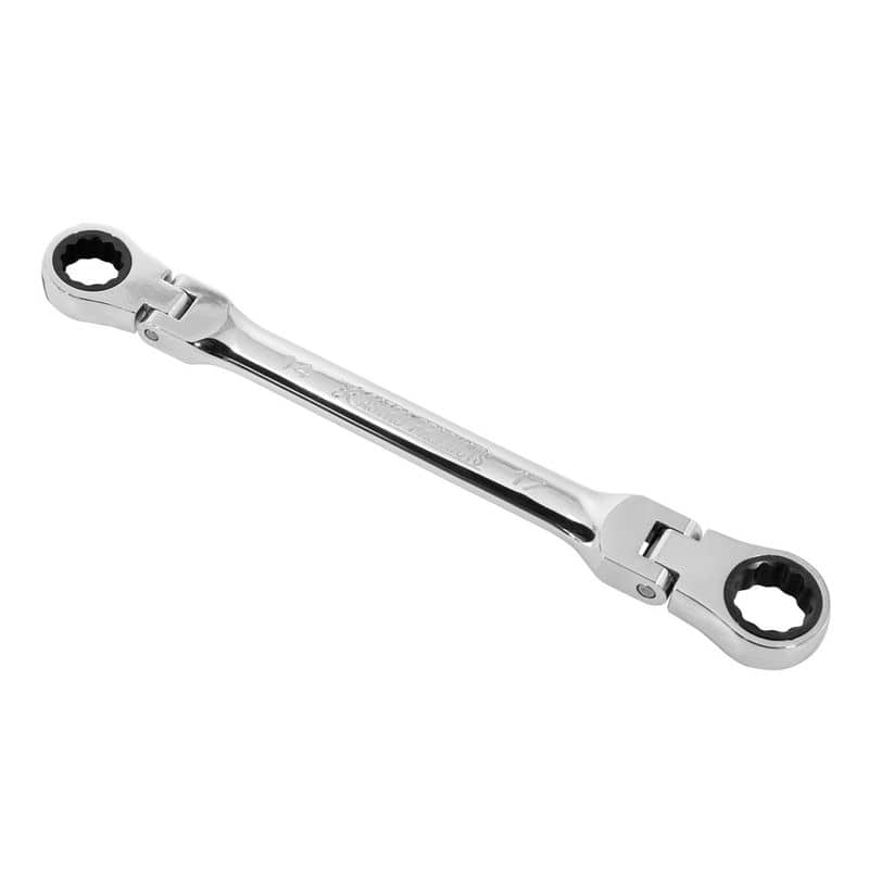 ワールドツール アストロプロダクツ AP 14×17mm ダブルフレックスラチェットレンチ 2002000033222（ご注文単位1個）【直送品】