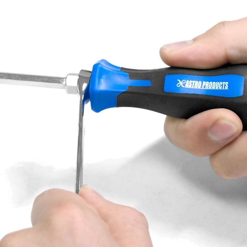 ワールドツール アストロプロダクツ AP 貫通マイナスドライバー ボルスター付 SL8.0×150mm 2002000033673(ご注文単位1個)【直送品】