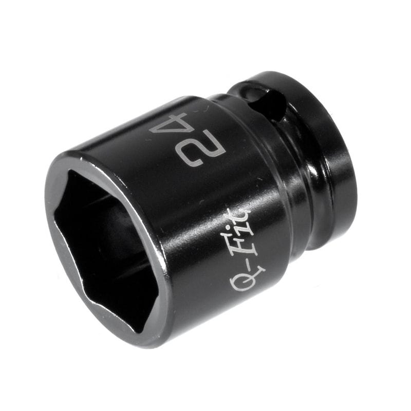 ワールドツール アストロプロダクツ AP Q-Fit 1/2DR インパクトソケット 24mm 2002000033871（ご注文単位1個）【直送品】