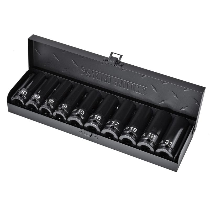 ワールドツール アストロプロダクツ AP Q-Fit 1/2DR インパクトディープソケットセット (10個組) 2002000034137(ご注文単位1セット)【直送品】