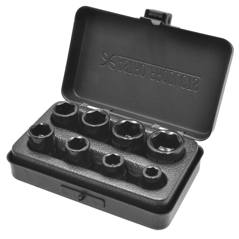 ワールドツール アストロプロダクツ AP Q-Fit 3/8DR インパクトソケットセット (8個組) 2002000034274（ご注文単位1セット）【直送品】