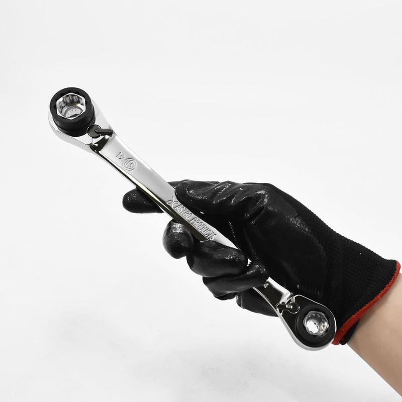 ワールドツール アストロプロダクツ AP 8WAY リバーシブルラチェットレンチ ミリ 2002000034496(ご注文単位1個)【直送品】