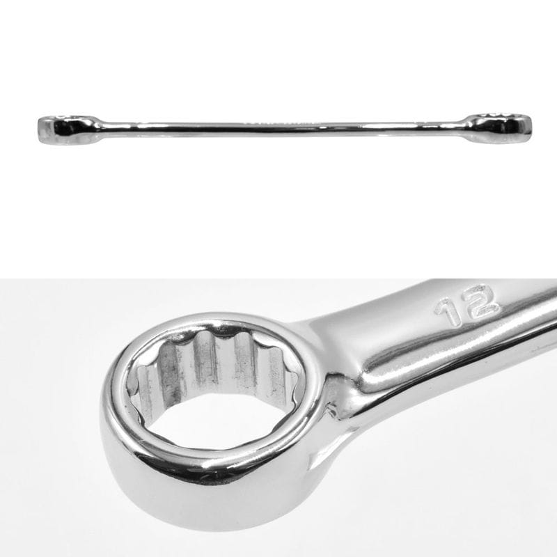 ワールドツール アストロプロダクツ AP 12×14mm ストレートメガネレンチ ショート 2002000035004(ご注文単位1個)【直送品】