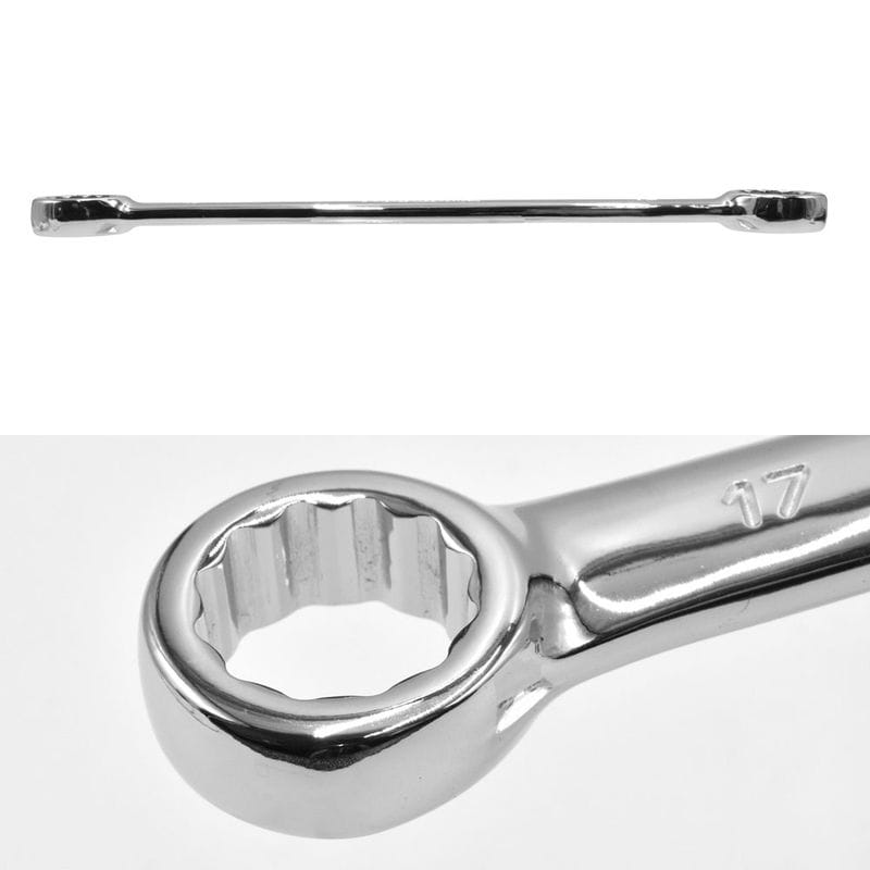 ワールドツール アストロプロダクツ AP 17×19mm ストレートメガネレンチ ショート 2002000035011(ご注文単位1個)【直送品】