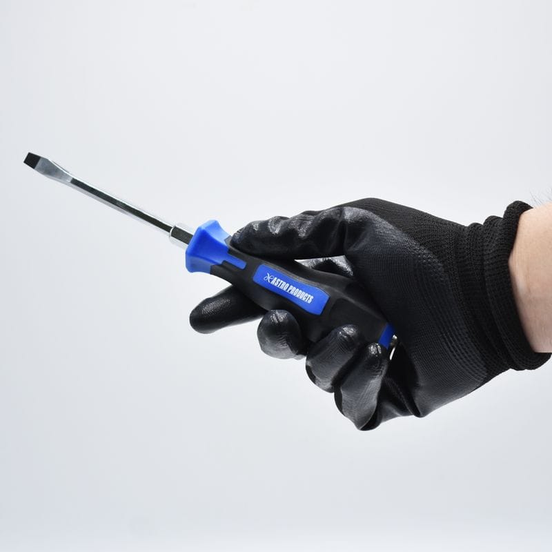 ワールドツール アストロプロダクツ AP 貫通マイナスドライバー ボルスター付 SL6.5×100mm 2002000035882(ご注文単位1個)【直送品】