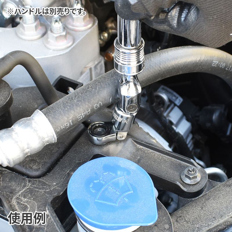 ワールドツール アストロプロダクツ AP 3/8DR 10mm フレックスラチェットヘッド 2002000036087(ご注文単位1個)【直送品】