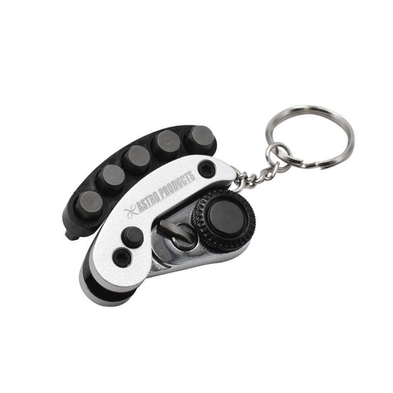 ワールドツール アストロプロダクツ AP 1/4HEX 折畳ビットラチェットセット (6点組) 2002000036537（ご注文単位1セット）【直送品】