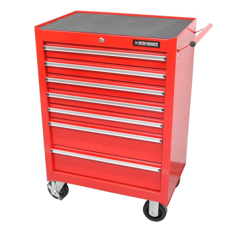 ワールドツール アストロプロダクツ AP ロールキャビネット 7段 レッド RC209D 2003000002096（ご注文単位1個）【直送品】