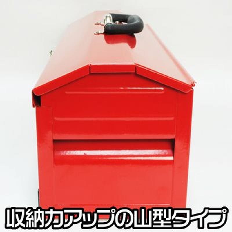 ワールドツール アストロプロダクツ AP 山型ツールボックス ワイド レッド TB629 2003000006292(ご注文単位1パック)【直送品】