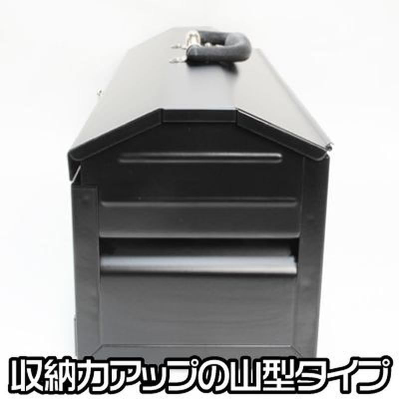 ワールドツール アストロプロダクツ AP 山型ツールボックス ワイド ブラック TB630 2003000006308（ご注文単位1パック）【直送品】